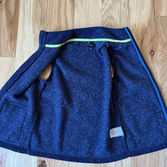 2 for $10 | Fleece Blue Adventure Vest Zip Up All in Motion Size XS (4/5) - Picture 8 of 9
